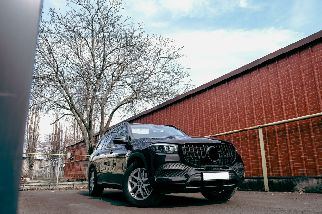 ✨Grill suitable for Mercedes GLS X167 2019-2023 GT-R Panamericana Design Black✨ 