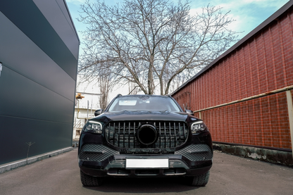✨Grill suitable for Mercedes GLS X167 2019-2023 GT-R Panamericana Design Black✨ 