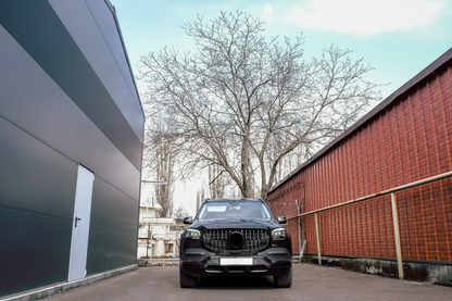 ✨Grill suitable for Mercedes GLS X167 2019-2023 GT-R Panamericana Design Black✨ 