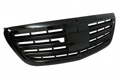 Griglia anteriore adatta per Mercedes Classe S W222 (2014-08.2020) S63 S65 Design Nero Pianoforte