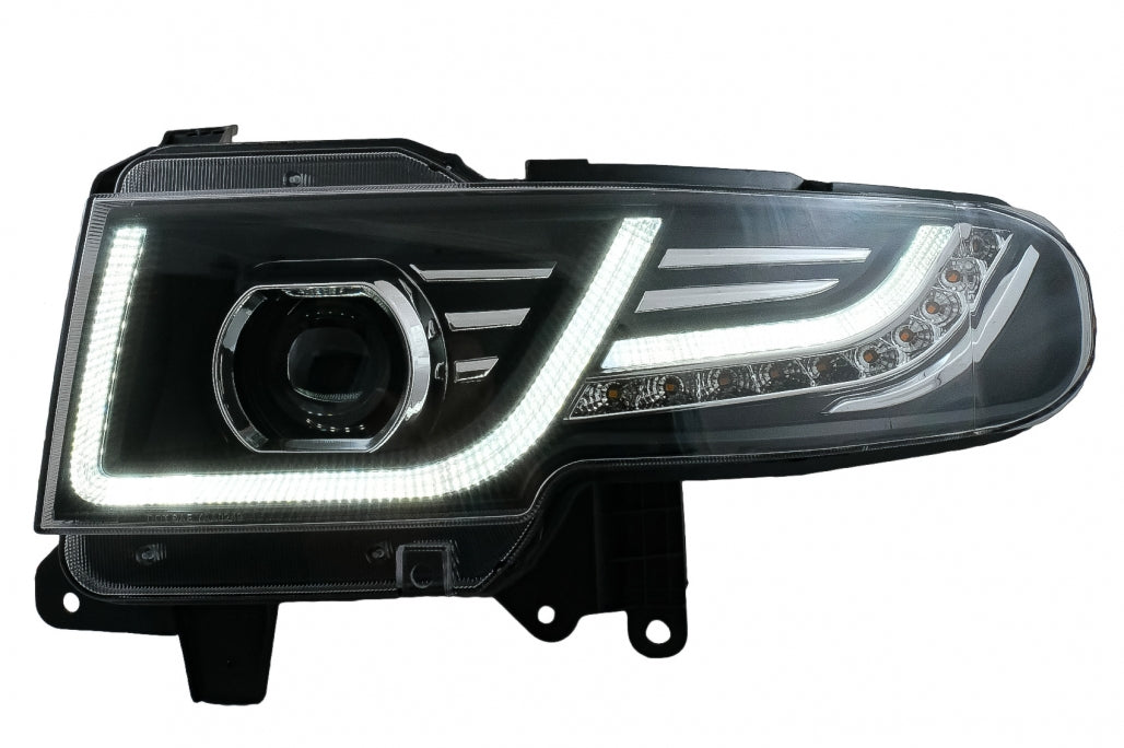 Griglia anteriore+fari LED Bi-Xenon Look adatta per Toyota FJ Cruiser XJ10 07-15