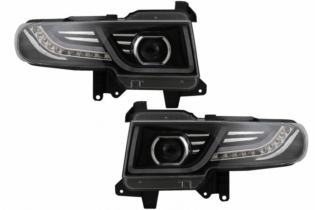 Griglia anteriore+fari LED Bi-Xenon Look adatta per Toyota FJ Cruiser XJ10 07-15