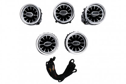 ⭐Griglie di ventilazione anteriori AC 64colori adatte per Mercedes Classe CW205⭐