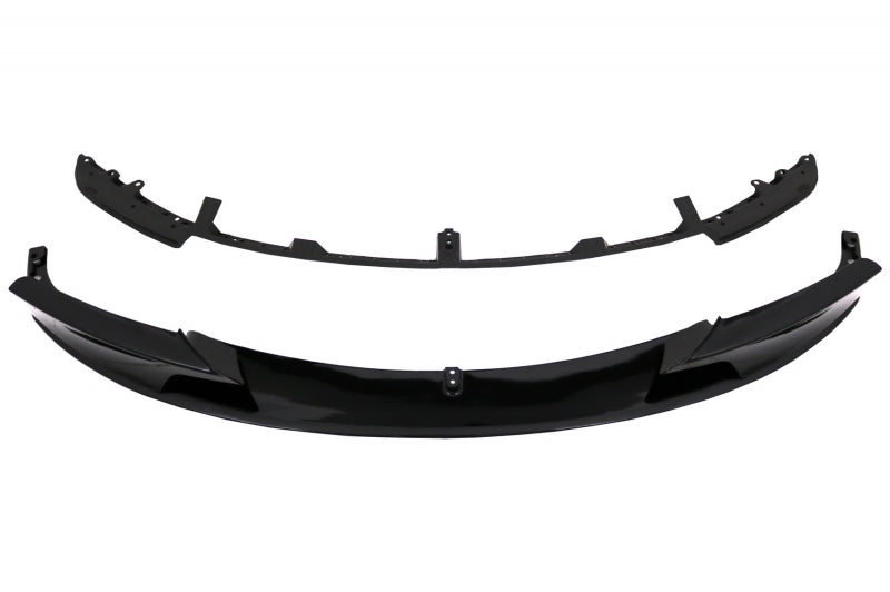 Spoiler anteriore con diffusore doppia uscita e terminali adatti per BMW f30 f3