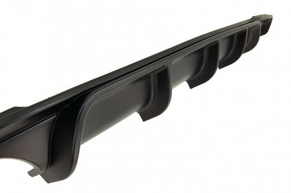 Spoiler anteriore con diffusore doppia uscita e terminali adatti per BMW f30 f3