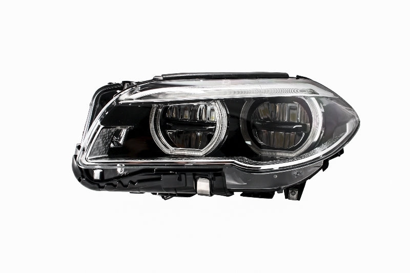 Fari Full LED Angel Eyes adatti per BMW Serie 5 F10 F11 LCI (2014-2017)