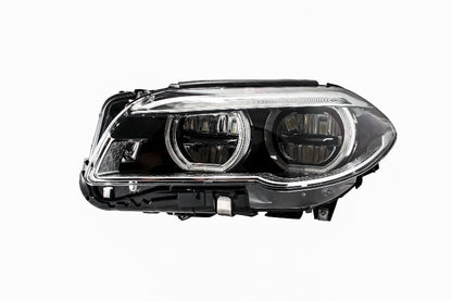 Full LED Angel Eyes Headlights suitable for BMW 5 Series F10 F11 LCI (2014-2017)