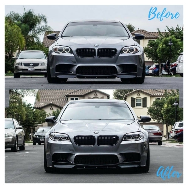 Full LED Angel Eyes Headlights suitable for BMW 5 Series F10 F11 LCI (2014-2017)