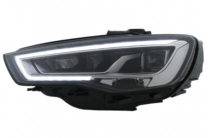 Full LED headlights suitable for Audi A3 8V Pre-Facelift (2013-2016) Halogen upgrade with dynamic sequential cornering lights LHD