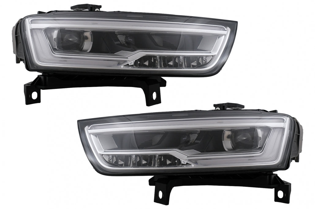Full LED headlights suitable for Audi Q3 8U Facelift 2014-2017 Xenon to LED conversion 