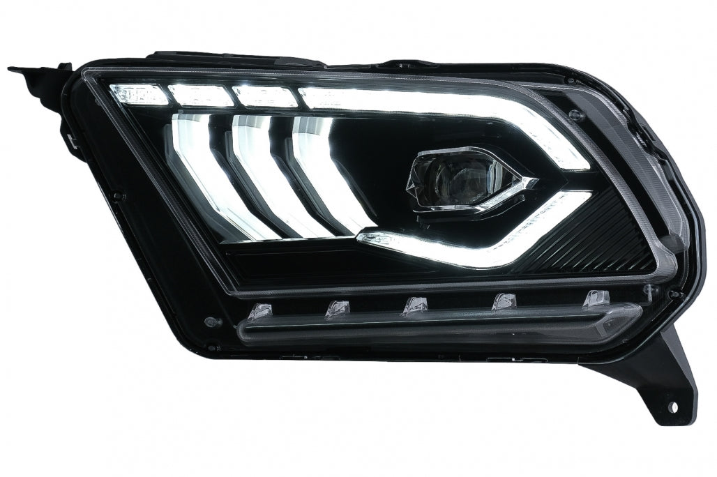 Fari Full LED adatti per Ford Mustang V (2010-2014) con luce di svolta