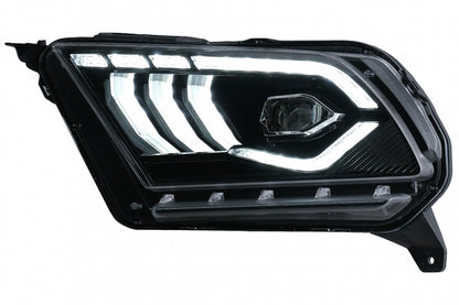 Fari Full LED adatti per Ford Mustang V (2010-2014) con luce di svolta