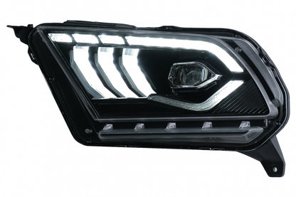 Fari Full LED adatti per Ford Mustang V (2010-2014) con luce di svolta