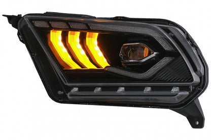 Fari Full LED adatti per Ford Mustang V (2010-2014) con luce di svolta