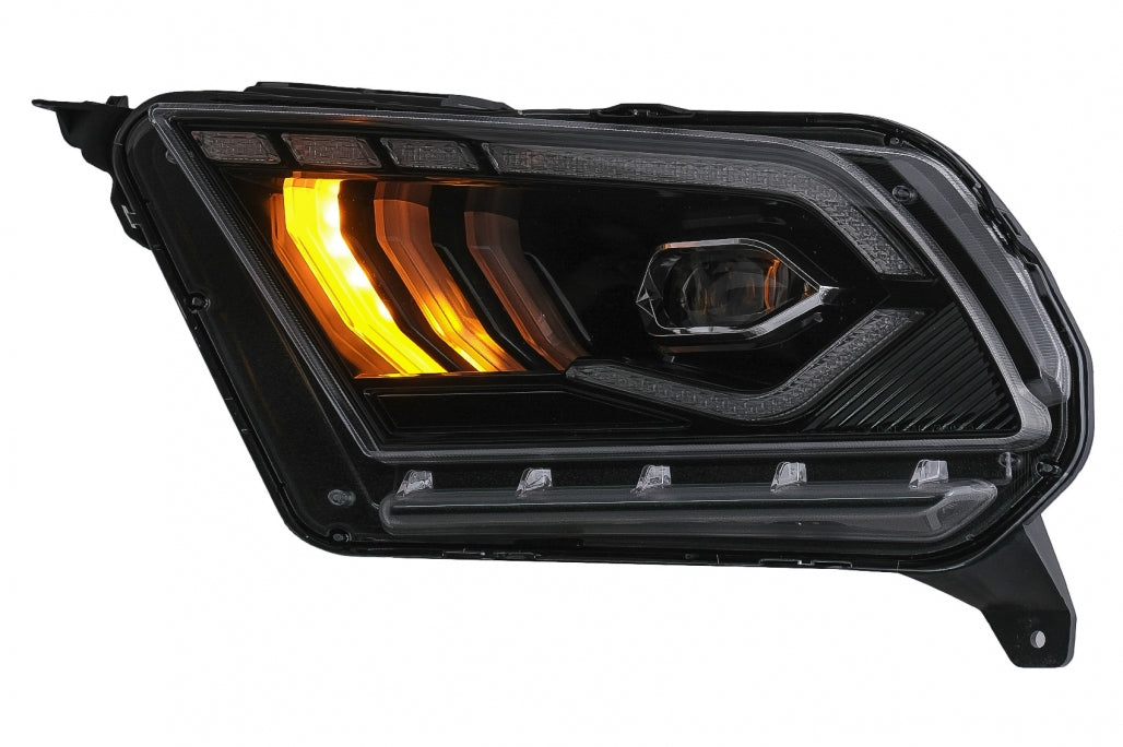 Fari Full LED adatti per Ford Mustang V (2010-2014) con luce di svolta