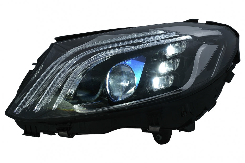 Full LED Headlights suitable for Mercedes C-Class W205 S205 (2014-2020) LHD W222