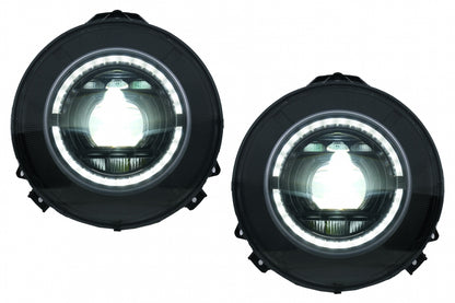 Full LED Headlights Suitable for Mercedes G-Class W463 (2007-2017) Black 
