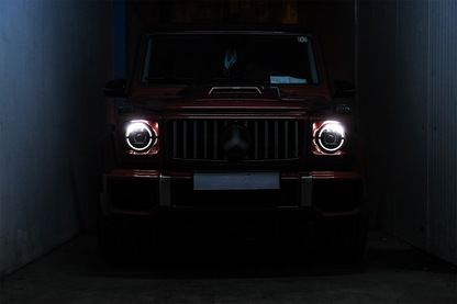 Full LED Headlights Suitable for Mercedes G-Class W463 (2007-2017) Black 