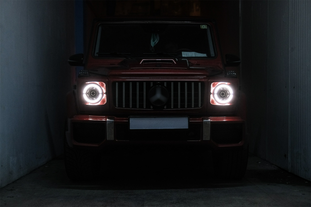 Full LED Headlights Suitable for Mercedes G-Class W463 (2007-2017) Black 