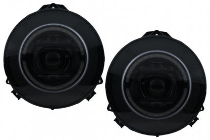 Full LED Headlights Suitable for Mercedes G-Class W463 (2007-2017) Black 