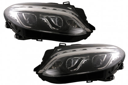 Fari Full LED adatti per Mercedes Classe M W166 (2012-2015) solo con conversione in GLE