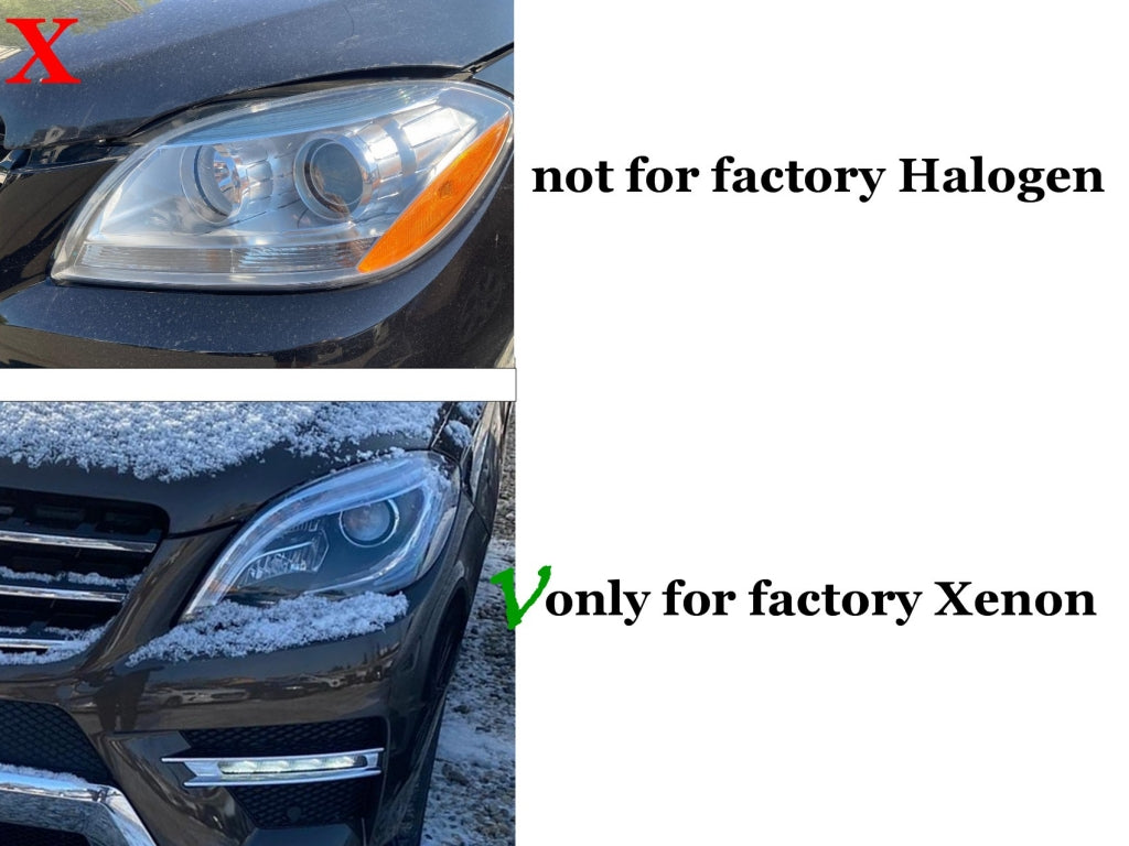 Fari Full LED adatti per Mercedes Classe M W166 (2012-2015) solo con conversione in GLE