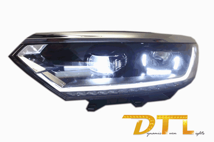 Fari anteriori Full LED adatti per VW Passat B8 3G (2014-2019) LED Matrix Look