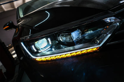 Fari anteriori Full LED adatti per VW Passat B8 3G (2014-2019) LED Matrix Look