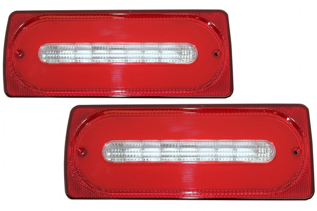 Luci posteriori full LED Barra luminosa adatta per Mercedes classe G W463 (1989-2015) RED Luci di svolta sequenziali dinamiche