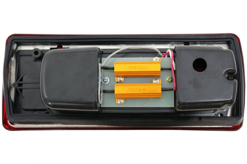 Luci posteriori full LED Barra luminosa adatta per Mercedes classe G W463 (1989-2015) RED Luci di svolta sequenziali dinamiche