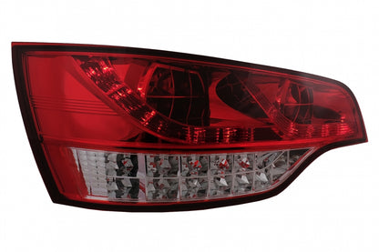 Fanali posteriori full LED adatti per Audi Q7 4L (2006-2009) Red Clear