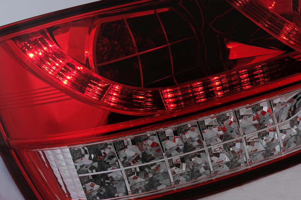 Fanali posteriori full LED adatti per Audi Q7 4L (2006-2009) Red Clear