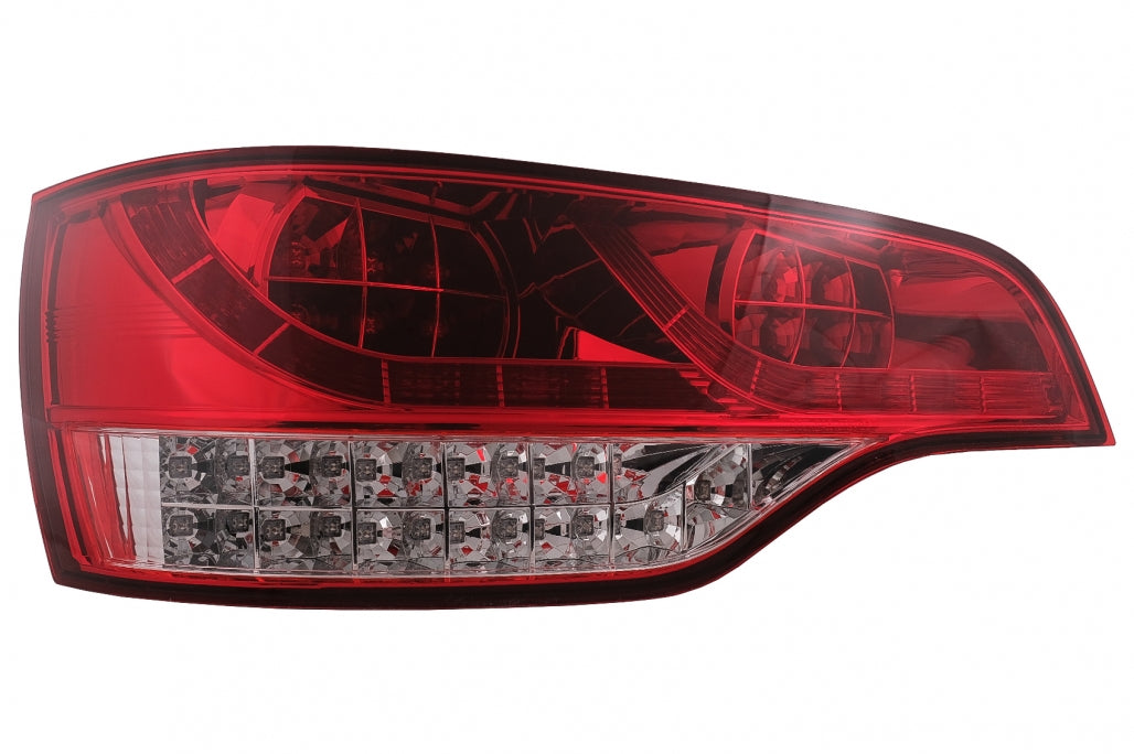 Fanali posteriori full LED adatti per Audi Q7 4L (2006-2009) Red Clear