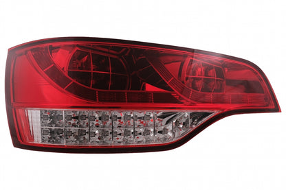 Fanali posteriori full LED adatti per Audi Q7 4L (2006-2009) Red Clear