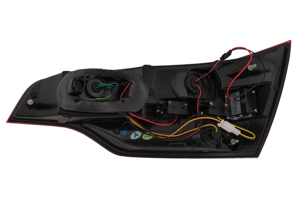 Fanali posteriori full LED adatti per Audi Q7 4L (2006-2009) Red Clear
