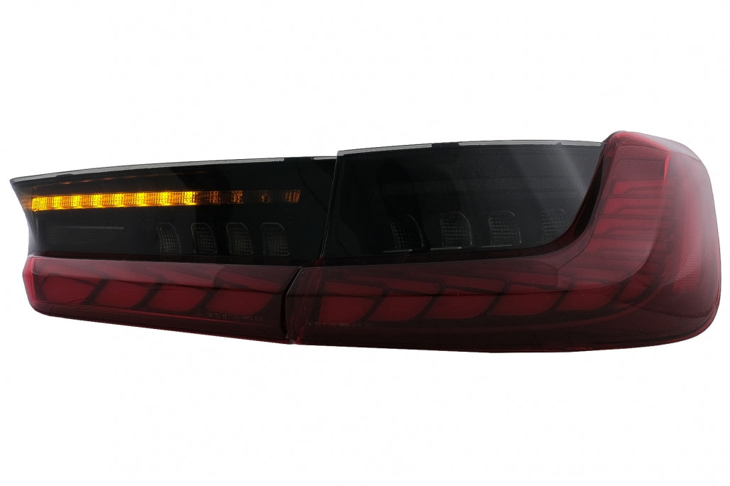 Fanali posteriori Full LED adatti per BMW Serie 3 G20 G28 M3 G80 Berlina (2018-2022) Fumo rosso con luce di svolta sequenziale dinamica