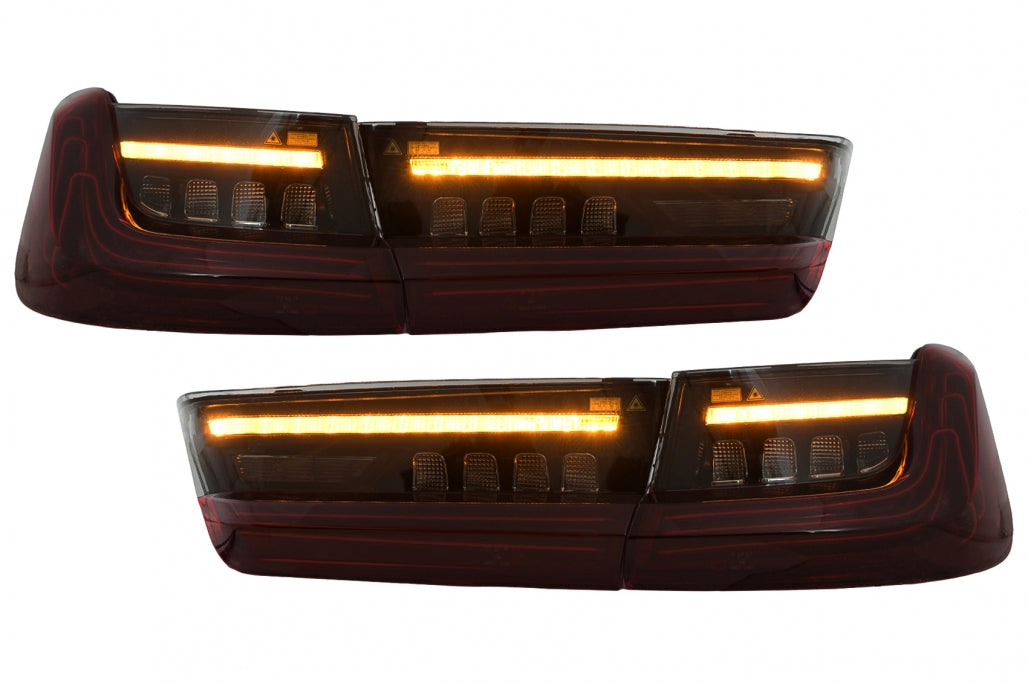 ⚡Fari posteriore full LED adatto per BMW Serie 3 G20 Berlina 18-22 Rosso Look⚡