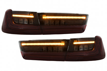 ⚡Fari posteriore full LED adatto per BMW Serie 3 G20 Berlina 18-22 Rosso Look⚡
