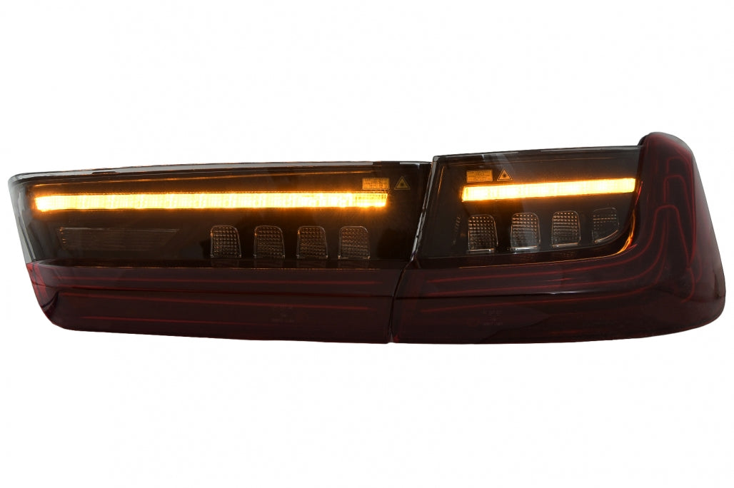 ⚡Fari posteriore full LED adatto per BMW Serie 3 G20 Berlina 18-22 Rosso Look⚡