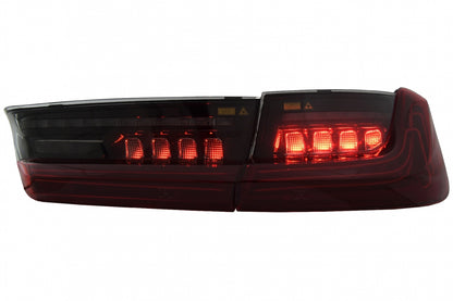 ⚡Fari posteriore full LED adatto per BMW Serie 3 G20 Berlina 18-22 Rosso Look⚡