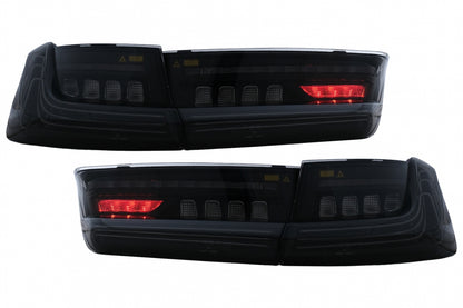 ⭐Fari Posteriore full LED adatto per BMW Serie 3 G20 Berlina 18-22 Nero Laser ⭐
