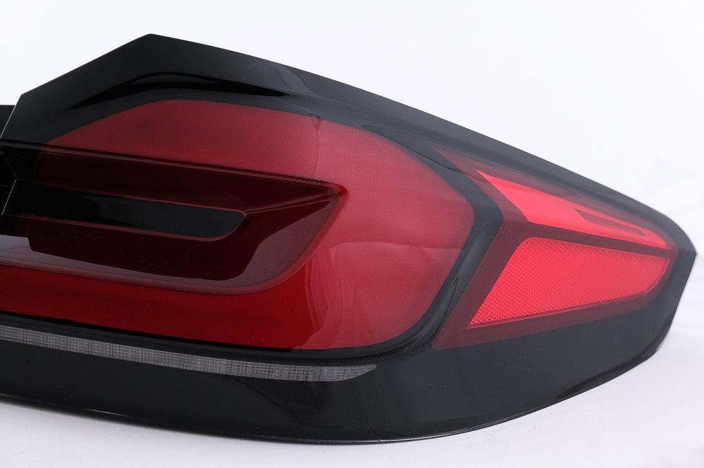 Full LED rear lights suitable for BMW 5 Series G30 Sedan (2017-2019) LCI design with dynamic sequential cornering lights