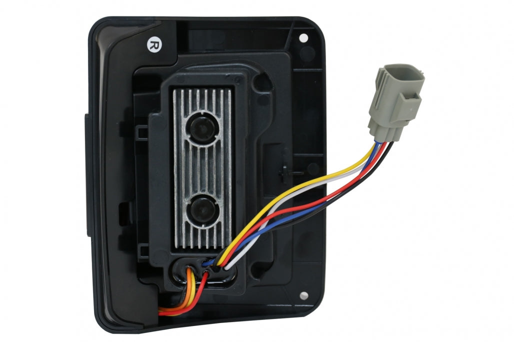 Fanali posteriori Full LED adatti per Jeep Wrangler JK (2007-2017) Fumè