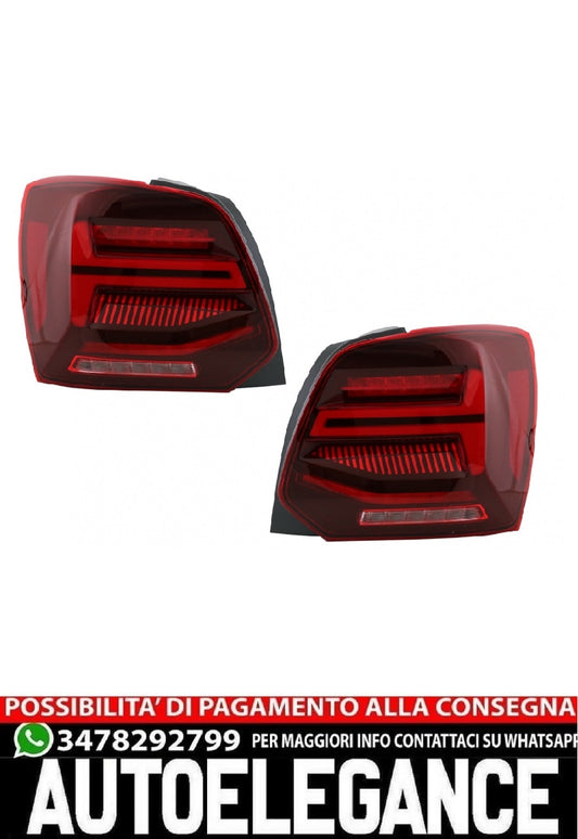 Fanali posteriori Full LED adatto per VW Polo 6R 6C 61 (2011-2017) Luci di direz