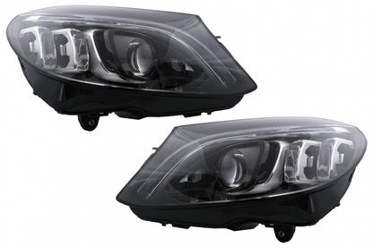 Multi-beam LED Headlights Suitable for Mercedes C-Class W205 S205 (2014-2018) LHD 