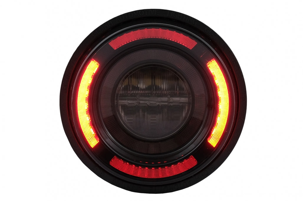 Glohh GL-2X LED Rear Lights Fit For Land Rover Defender L316 (1990-2016) Smoke Dynamic Sequential Cornering Lights