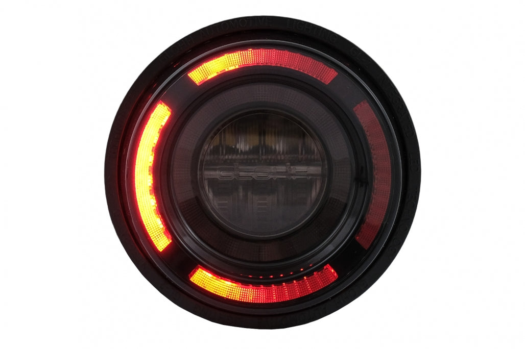 Glohh GL-2X LED Rear Lights Fit For Land Rover Defender L316 (1990-2016) Smoke Dynamic Sequential Cornering Lights