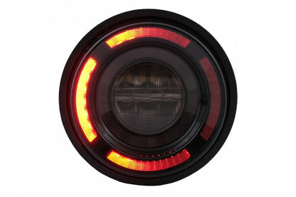Glohh GL-2X LED Rear Lights Fit For Land Rover Defender L316 (1990-2016) Smoke Dynamic Sequential Cornering Lights