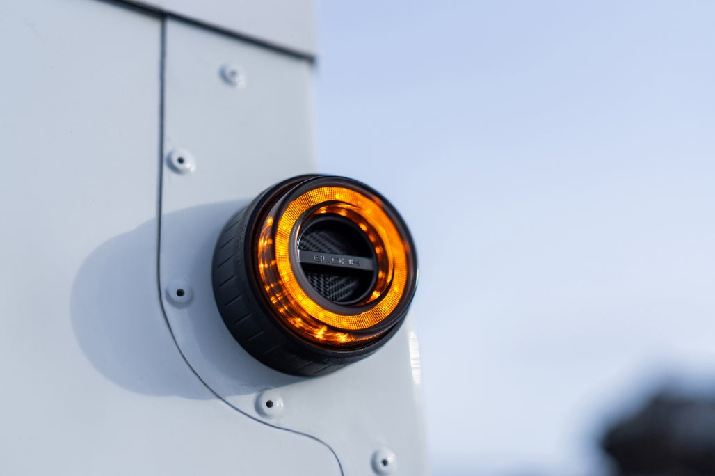 Glohh GL-2X LED Rear Lights Fit For Land Rover Defender L316 (1990-2016) Smoke Dynamic Sequential Cornering Lights