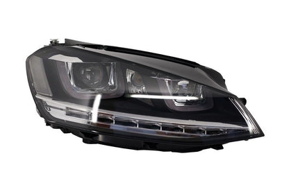 Fari 3D LED DRL adatti per VW Golf 7 VII (2012-2017) Silver R-Line LED Flowing D